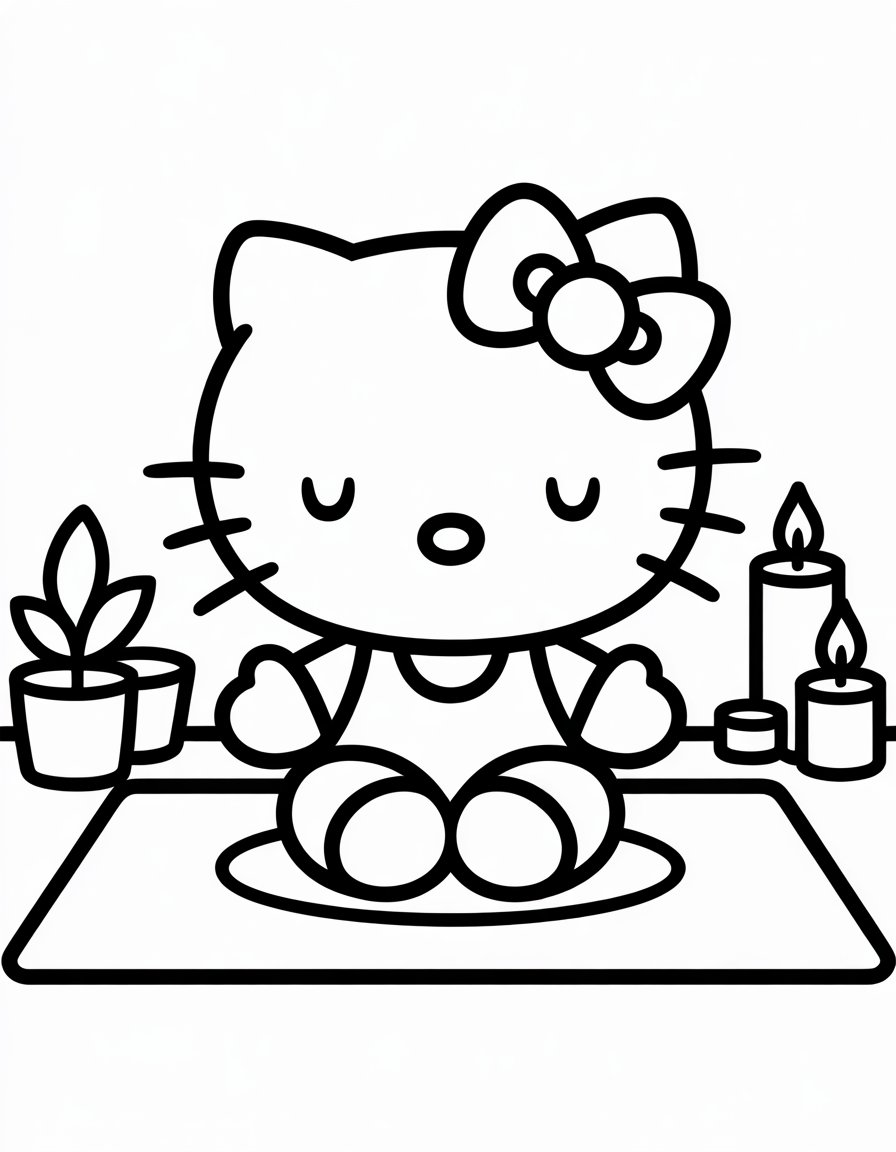 Yoga Hello Kitty